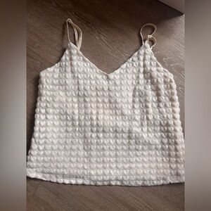 Shein heart textured tank top